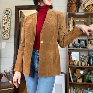 Vintage suede blazer